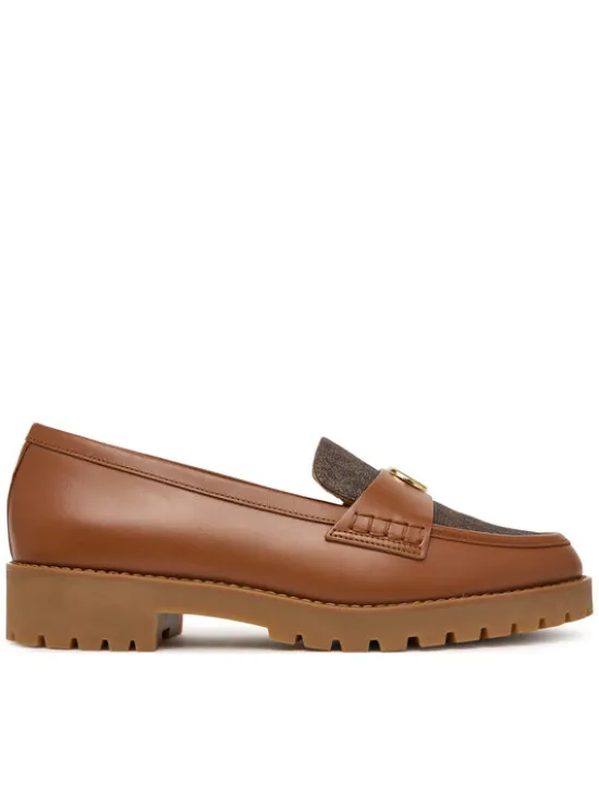 MICHAEL Michael Kors Loafersy Jaelyn Lug 40T6JLFP2L Brązowy