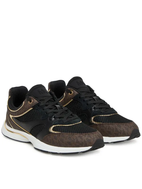 MICHAEL Michael Kors Sneakersy Riley 43S5RLFS2B Brązowy