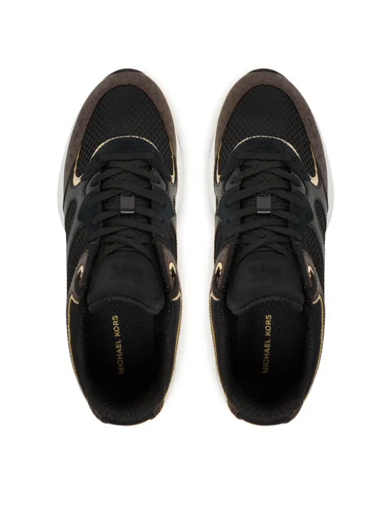 MICHAEL Michael Kors Sneakersy Riley 43S5RLFS2B Brązowy
