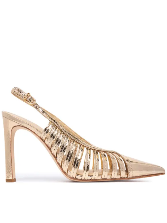 MICHAEL Michael Kors Szpilki Adriana 40T6ADHP1M Złoty