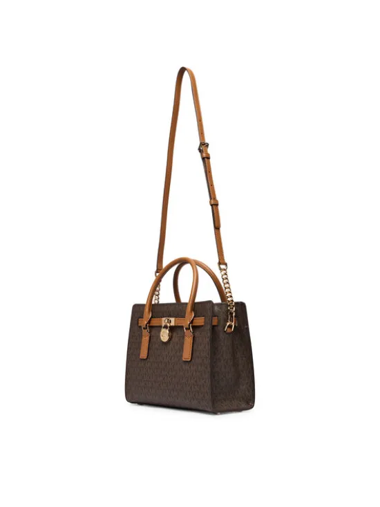 MICHAEL Michael Kors Torebka Hamilton Moderne 30T6GNXS1B Brązowy ciemny