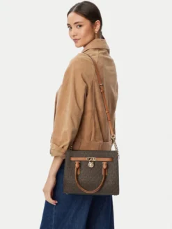 MICHAEL Michael Kors Torebka Hamilton Moderne 30T6GNXS1B Brązowy ciemny