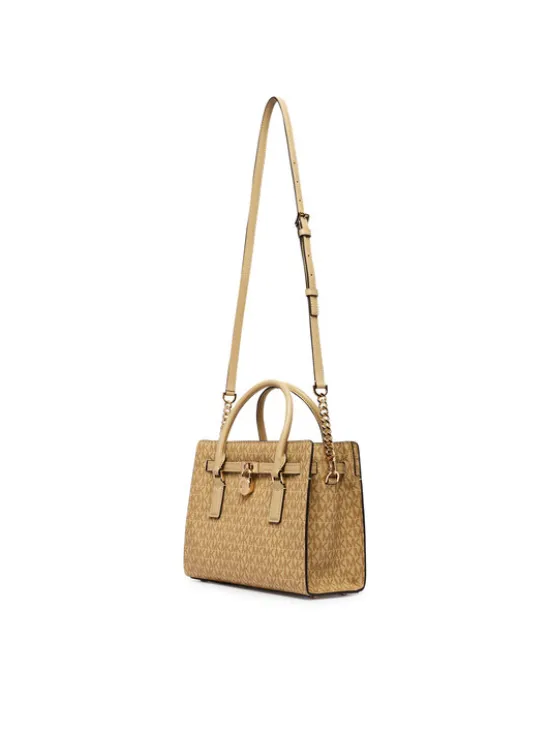 MICHAEL Michael Kors Torebka Hamilton Moderne 30T6GNXS1V Beżowy