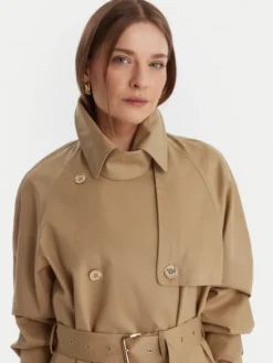 MICHAEL Michael Kors Trencz MR620FLKQH Beżowy Oversize
