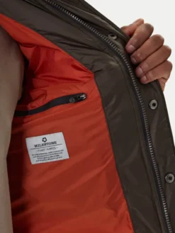 Milestone Kurtka przejściowa MSSantos 990474 60655 Khaki Regular Fit