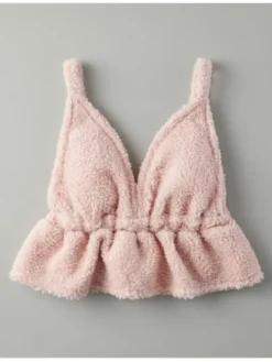 MissDenim Komplet top i spodenki Teddy Bear Różowy Basic Fit