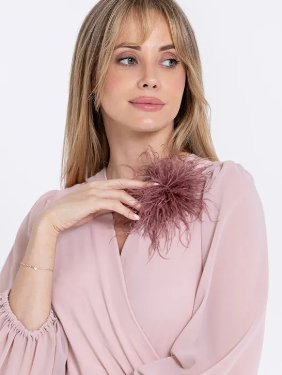 Miss LK Broszka MISSLKBR Brązowy