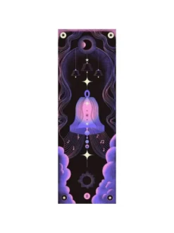 Moonholi Mata do ćwiczeń BELLS TRAVEL Czarny