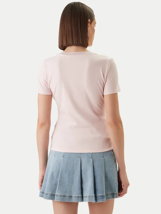 Morgan Bluzka 251-DOMANI Różowy Slim Fit
