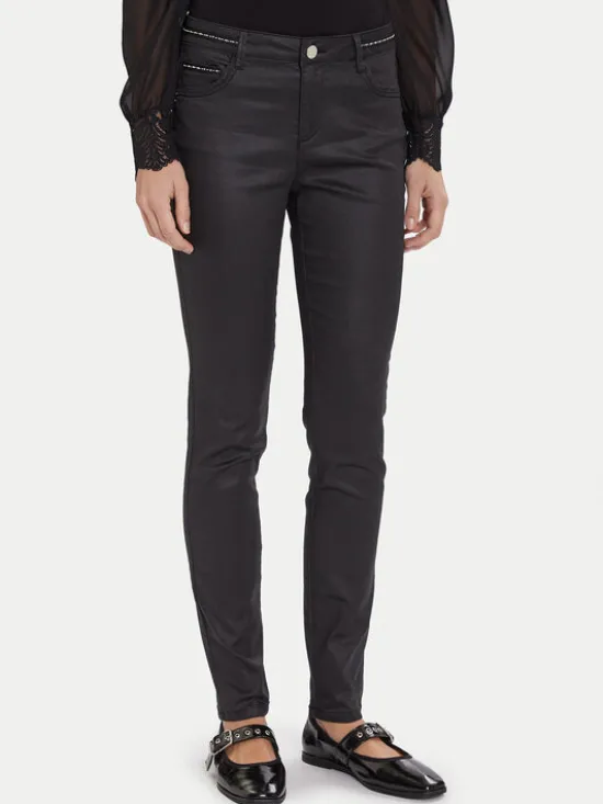 Morgan Jeansy 252-PALAO Czarny Slim Fit