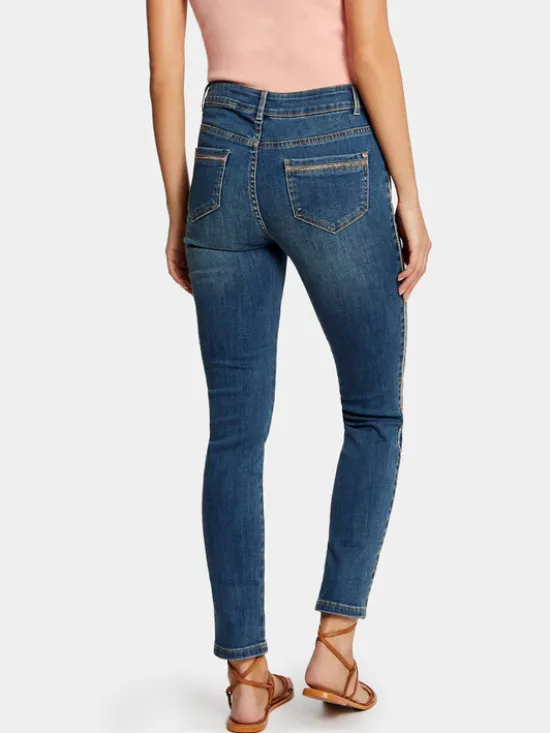 Morgan Jeansy 231-PCLEM Niebieski Slim Fit