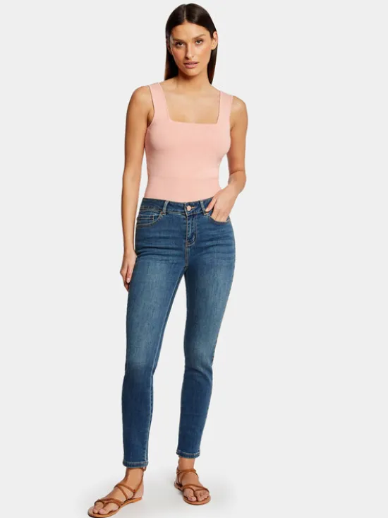 Morgan Jeansy 231-PCLEM Niebieski Slim Fit