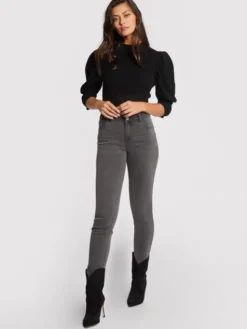 Morgan Jeansy 201-POM.P Szary Slim Fit