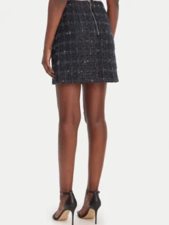 Morgan Spódnica mini 261-JINCA Czarny Slim Fit