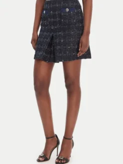Morgan Spódnica mini 261-JINCA Czarny Slim Fit