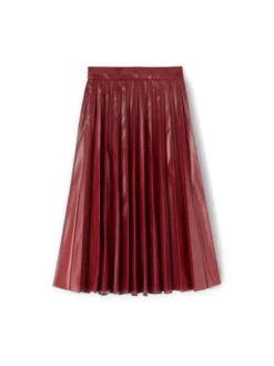 Motivi Spódnica midi 1253Q001113N026 Bordowy Regular Fit
