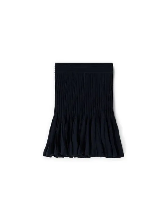 Motivi Spódnica mini 1665W000685N034 Niebieski Flare Fit