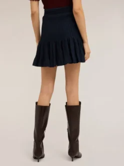 Motivi Spódnica mini 1665W000685N034 Niebieski Flare Fit