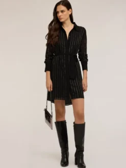 Motivi Sukienka codzienna 7034Q003443N033 Czarny Regular Fit