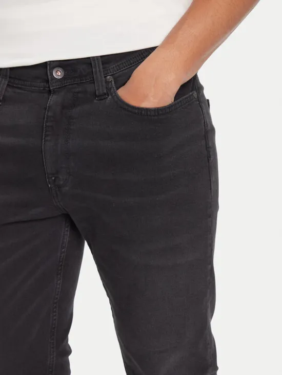 Mustang Jeansy Vegas 1016794 Czarny Slim Fit
