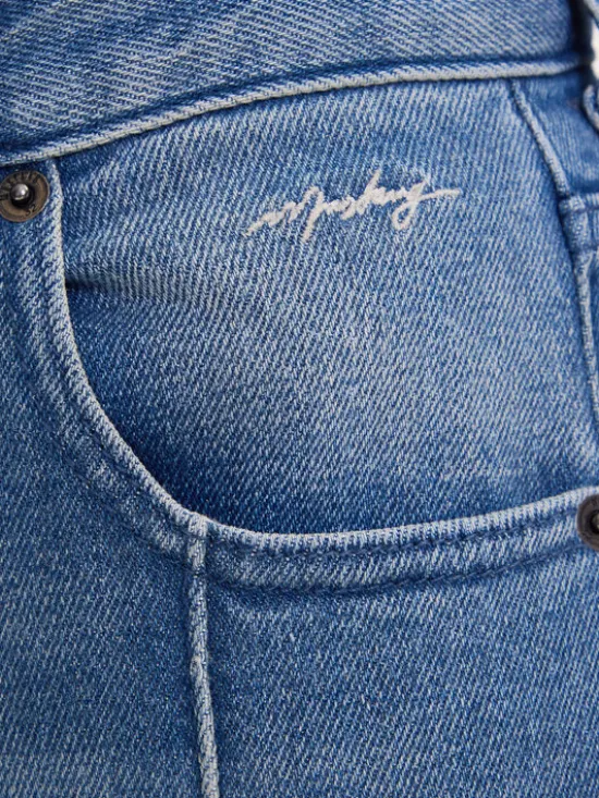 Mustang Jeansy Vermont 1016933 Niebieski Loose Fit