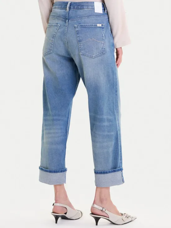 Mustang Jeansy Vermont 1016933 Niebieski Loose Fit
