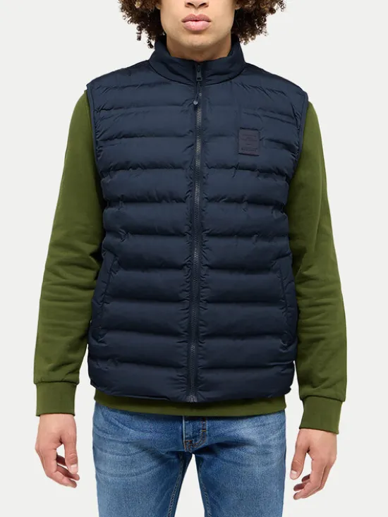 Mustang Kamizelka Dublin 1015601 Granatowy Regular Fit