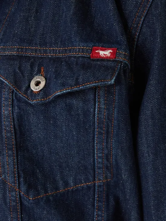 Mustang Kurtka jeansowa Dallas 1016830 Niebieski Regular Fit