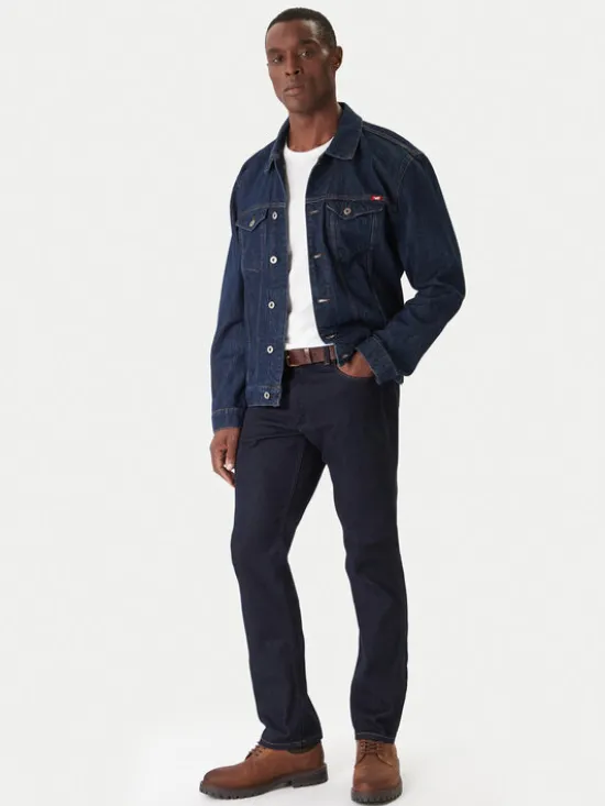 Mustang Kurtka jeansowa Dallas 1016830 Niebieski Regular Fit
