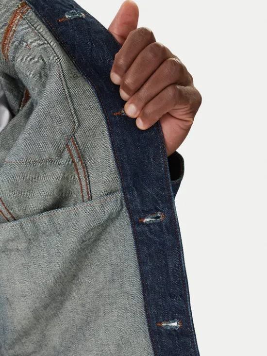 Mustang Kurtka jeansowa Dallas 1016830 Niebieski Regular Fit