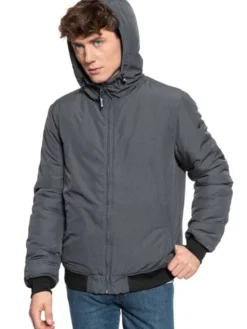 Mustang Kurtka przejściowa DANIEL H BLOUSON Szary Regular Fit