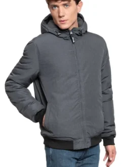 Mustang Kurtka przejściowa DANIEL H BLOUSON Szary Regular Fit