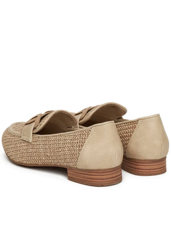 Mustang Loafersy 1489-402 Beżowy