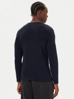 Mustang Longsleeve Arlington 1016875 Granatowy Slim Fit