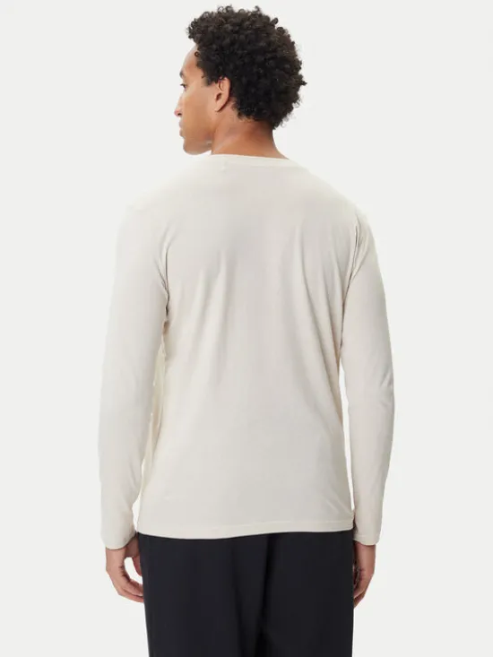 Mustang Longsleeve Asheville 1016873 Kremowy Regular Fit