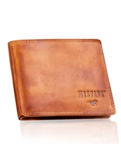 Mustang Portfel DENIMO WALLET Brązowy