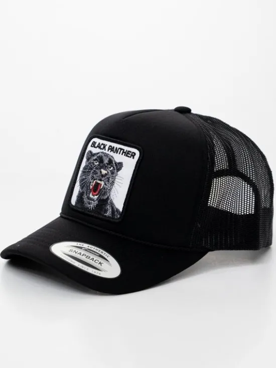 MyStars Czapka z daszkiem z Czarną Panterą Black Panther Czarny