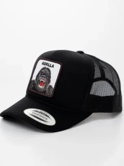MyStars Czapka z daszkiem z Gorylem Gorilla Czarny