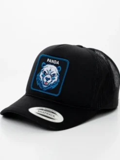 MyStars Czapka z daszkiem z Pandą Panda Czarny