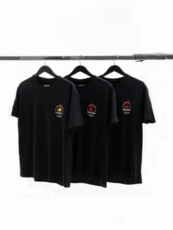 MyStars Komplet t-shirtów Zestaw 3 Koszulki Paryczki ostre Hot Peppers Czarny Regular Fit
