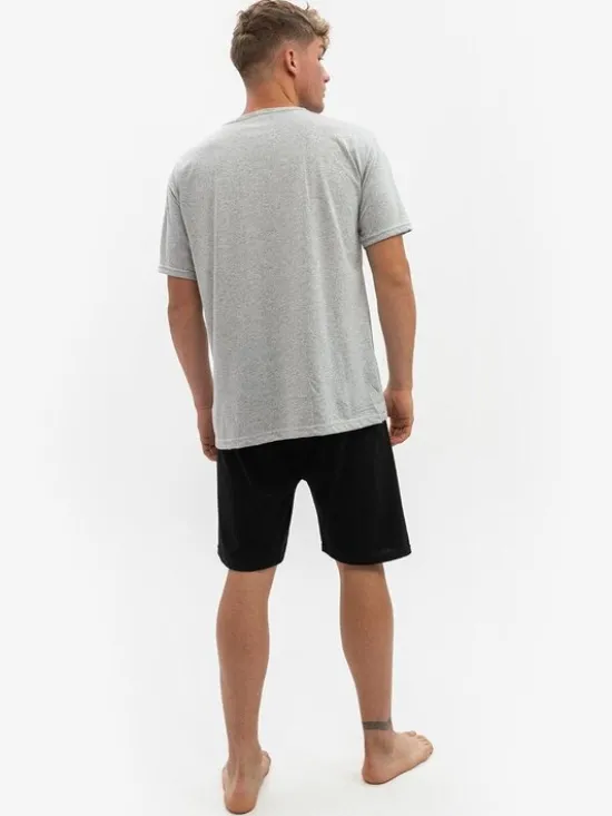 MyStars Piżama Piżama Męska Bawełniana Szara MyStars Teddy Pjs XL Szary Regular Fit