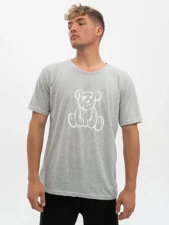 MyStars Piżama Piżama Męska Bawełniana Szara MyStars Teddy Pjs XL Szary Regular Fit