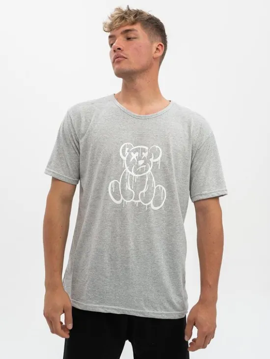 MyStars Piżama Piżama Męska Bawełniana Szara MyStars Teddy Pjs XL Szary Regular Fit