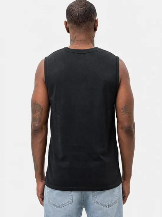 MyStars Tank top Klasyczna bez logo 132472 Czarny Regular Fit