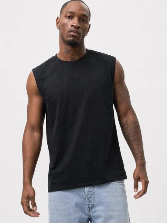MyStars Tank top Klasyczna bez logo 132472 Czarny Regular Fit