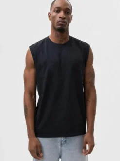 MyStars Tank top Klasyczna bez logo 132472 Czarny Regular Fit