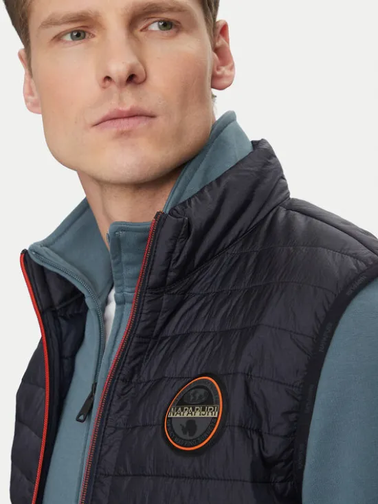 Napapijri Kamizelka Amiata NP0A4ICR Granatowy Regular Fit