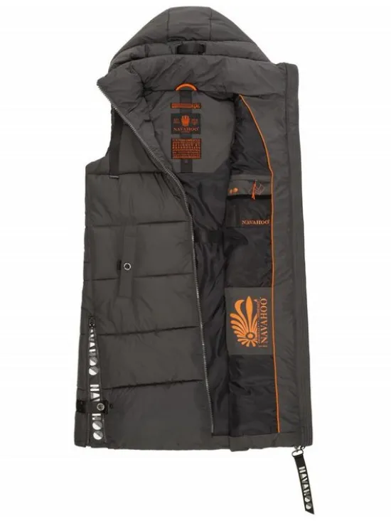 Navahoo Bezrękawnik Schnuffelchen Czarny Casual Fit