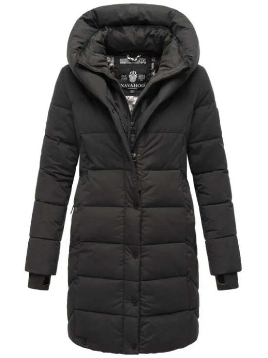 Navahoo Kurtka zimowa Knutschilein Czarny Regular Fit