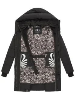 Navahoo Kurtka zimowa Knutschilein Czarny Regular Fit
